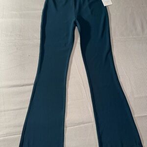 Women's Blue Flared Leggings